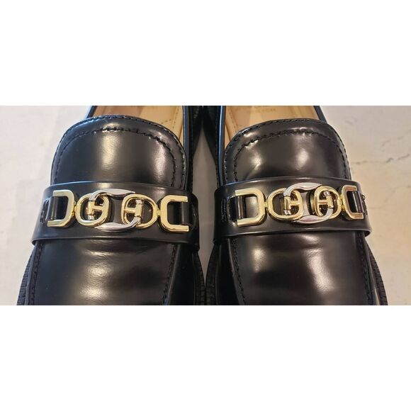 SAM EDELMAN CHRISTY BLACK BOX LEATHER LOAFER SIZE 5.5 NEW OUT OF BOX - Picture 3 of 12